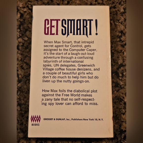 2 BOOK LOT GET SMART & GET SMART ONCE AGAIN VINTAGE PAPERBACKS 1ST & 2ND PRINT - Picture 3 of 6